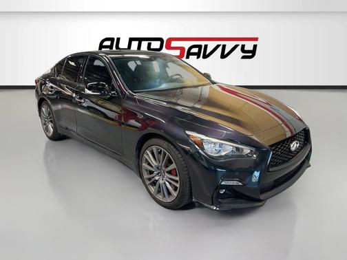 Black Opal Metallic 2024 INFINITI Q50 3.0t RED SPORT 400