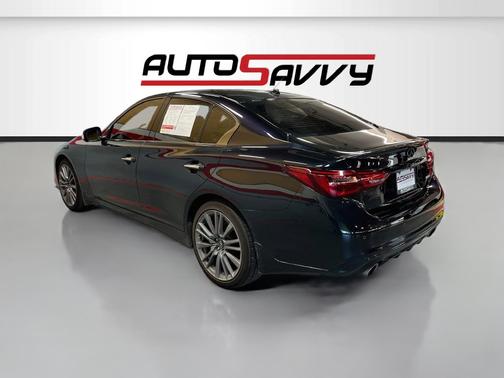 Black Opal Metallic 2024 INFINITI Q50 3.0t RED SPORT 400