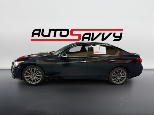 Black Opal Metallic 2024 INFINITI Q50 3.0t RED SPORT 400