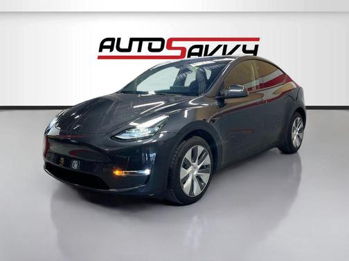Solid Black 2024 Tesla Model Y Long Range Dual Motor All-Wheel Drive