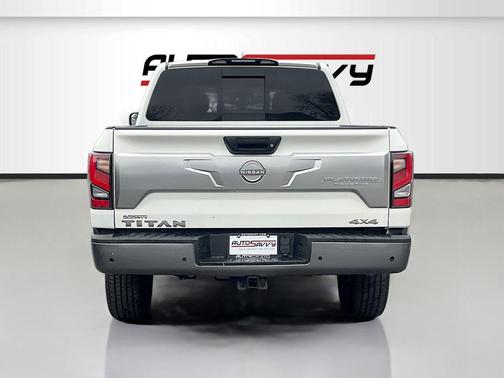 Pearl White Tricoat 2024 Nissan Titan Platinum Reserve