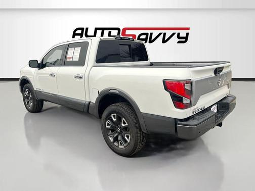 Pearl White Tricoat 2024 Nissan Titan Platinum Reserve