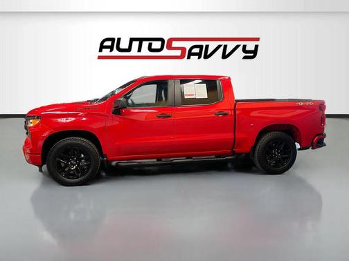 Red Hot 2025 Chevrolet Silverado 1500 Custom