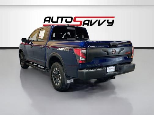 Deep Blue Pearl 2023 Nissan Titan PRO-4X