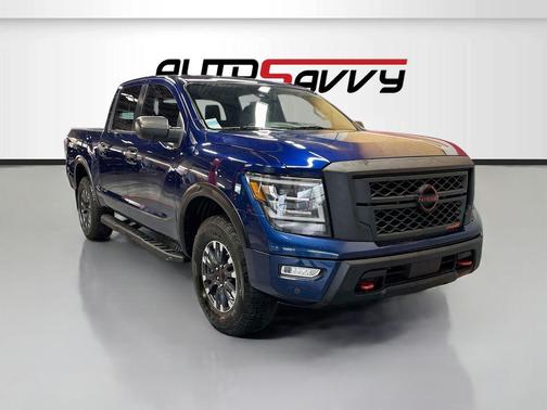 Deep Blue Pearl 2023 Nissan Titan PRO-4X