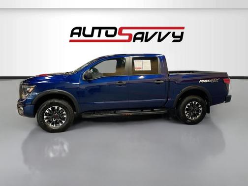 Deep Blue Pearl 2023 Nissan Titan PRO-4X