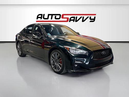 Black Opal Metallic 2024 INFINITI Q50 3.0t RED SPORT 400