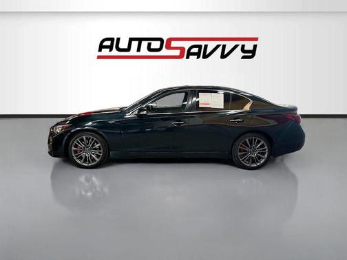 Black Opal Metallic 2024 INFINITI Q50 3.0t RED SPORT 400