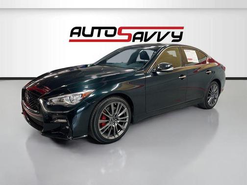 Black Opal Metallic 2024 INFINITI Q50 3.0t RED SPORT 400