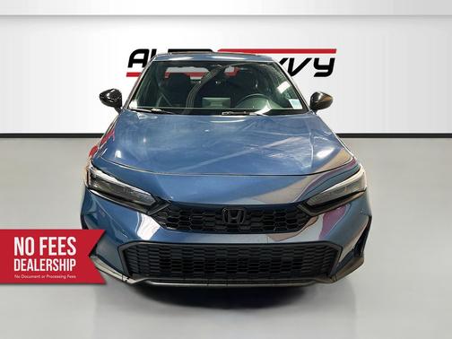 Dark Blue 2025 Honda Civic Hybrid Sport