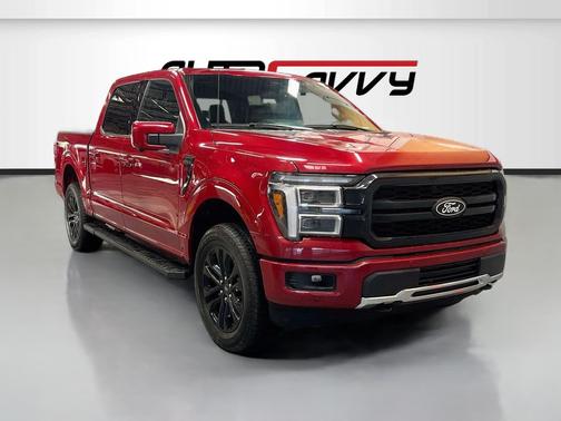Red Metallic 2025 Ford F-150 Lariat