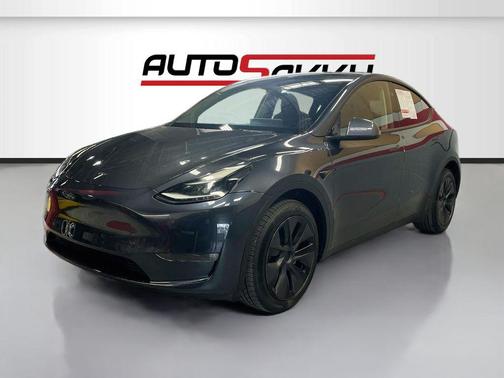 Stealth Grey 2025 Tesla Model Y Long Range Dual Motor All-Wheel Drive