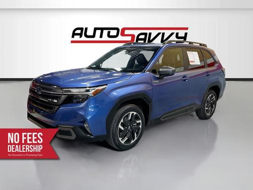 Daybreak Blue Pearl 2025 Subaru Forester Hybrid Limited