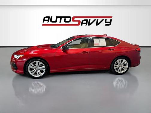 sparkle silver met 2021 Acura TLX Technology Package