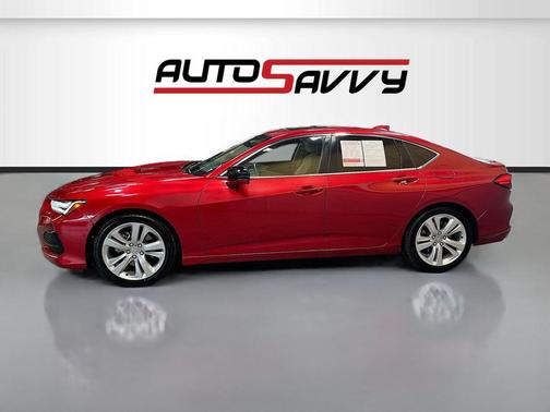 sparkle silver met 2021 Acura TLX Technology Package