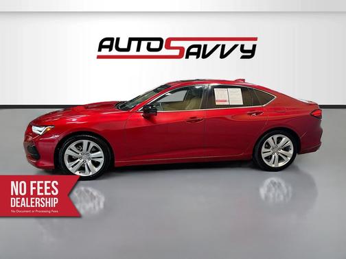 sparkle silver met 2021 Acura TLX Technology Package