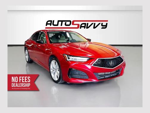 sparkle silver met 2021 Acura TLX Technology Package