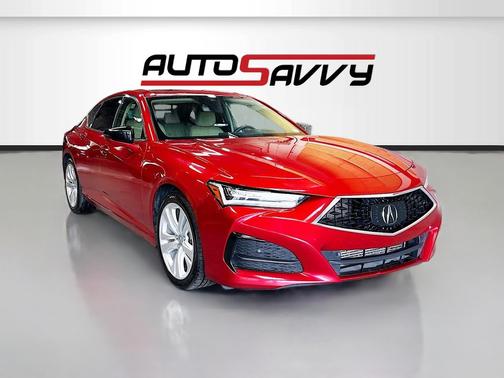 sparkle silver met 2021 Acura TLX Technology Package