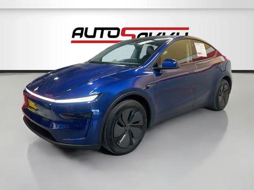 Deep Blue Metallic 2026 Tesla Model Y Long Range Launch Series