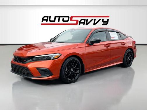 Blazing Orange Pearl 2022 Honda Civic Si Base