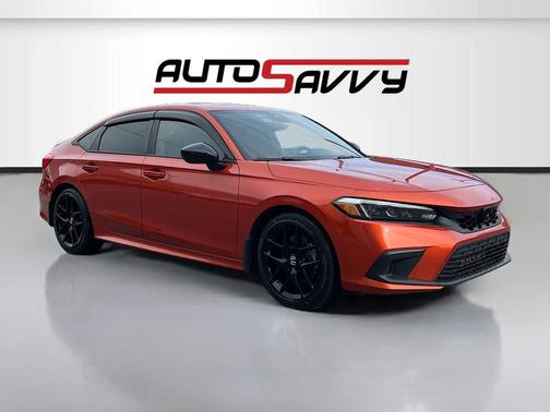 Blazing Orange Pearl 2022 Honda Civic Si Base