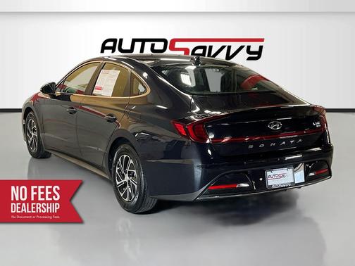 Carbon Blue 2023 Hyundai SONATA Hybrid Blue