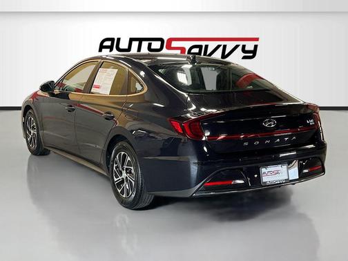 Carbon Blue 2023 Hyundai SONATA Hybrid Blue
