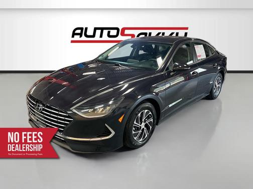 Carbon Blue 2023 Hyundai SONATA Hybrid Blue
