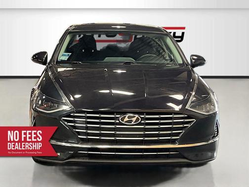 Carbon Blue 2023 Hyundai SONATA Hybrid Blue