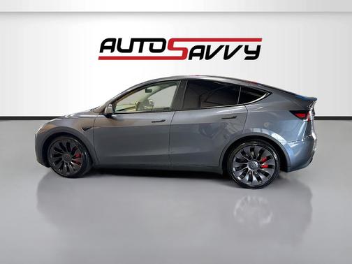 Gray 2023 Tesla Model Y Performance
