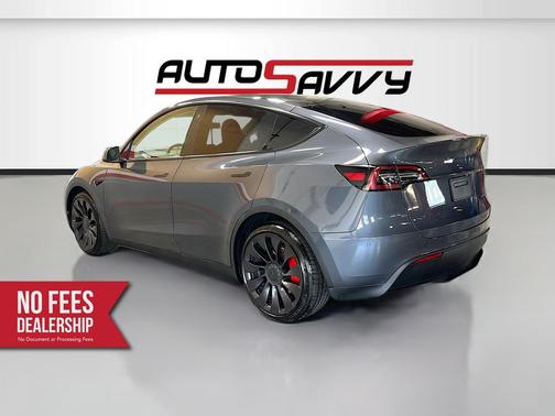 Gray 2023 Tesla Model Y Performance