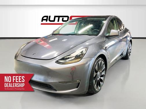 Gray 2023 Tesla Model Y Performance