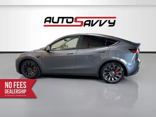 Gray 2023 Tesla Model Y Performance
