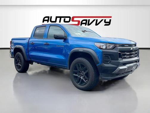 Glacier Blue Metallic 2023 Chevrolet Colorado Trail Boss
