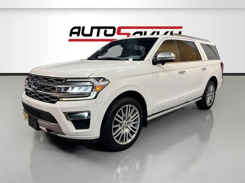 Star White Metallic Tri-Coat 2022 Ford Expedition Max Platinum