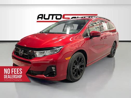 Red 2025 Honda Odyssey Elite