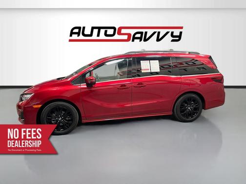 Red 2025 Honda Odyssey Elite