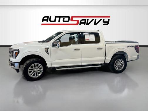 Star White Metallic Tri-Coat 2025 Ford F-150 Lariat