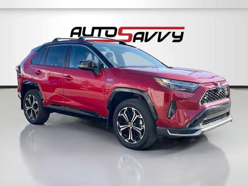 Supersonic Red/Midnight Black Metallic 2024 Toyota RAV4 Prime XSE