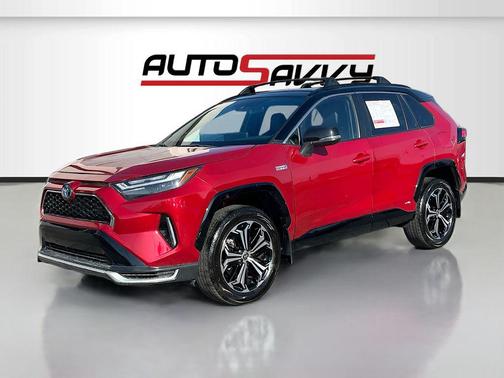 Supersonic Red/Midnight Black Metallic 2024 Toyota RAV4 Prime XSE