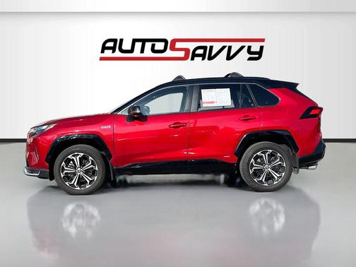 Supersonic Red/Midnight Black Metallic 2024 Toyota RAV4 Prime XSE