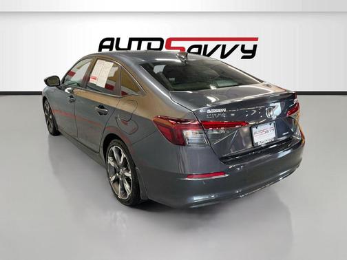 Dark Blue 2025 Honda Civic Hybrid Sport Touring