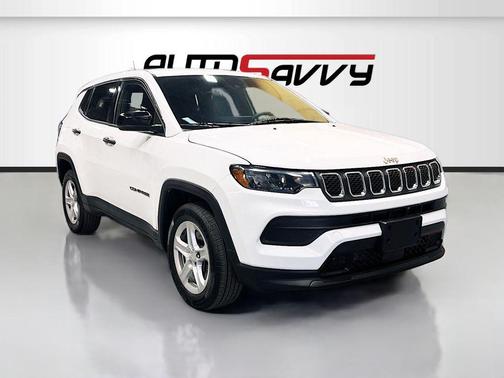 Bright White Clearcoat 2023 Jeep Compass Sport