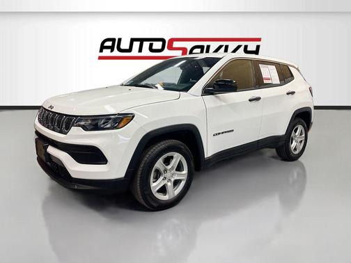 Bright White Clearcoat 2023 Jeep Compass Sport