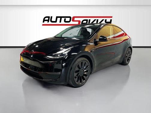 Solid Black 2022 Tesla Model Y Performance Dual Motor All-Wheel Drive