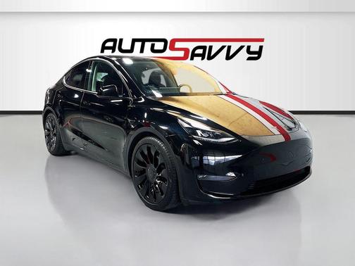 Solid Black 2022 Tesla Model Y Performance Dual Motor All-Wheel Drive
