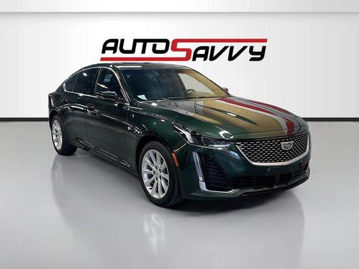 Evergreen Metallic 2021 Cadillac CT5 Luxury RWD
