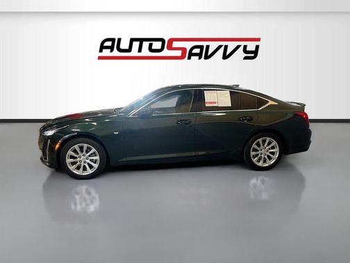 Evergreen Metallic 2021 Cadillac CT5 Luxury RWD