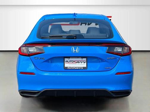 Boost Blue Pearl 2025 Honda Civic Hybrid Sport