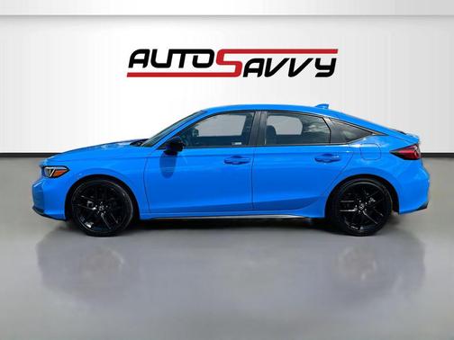 Boost Blue Pearl 2025 Honda Civic Hybrid Sport